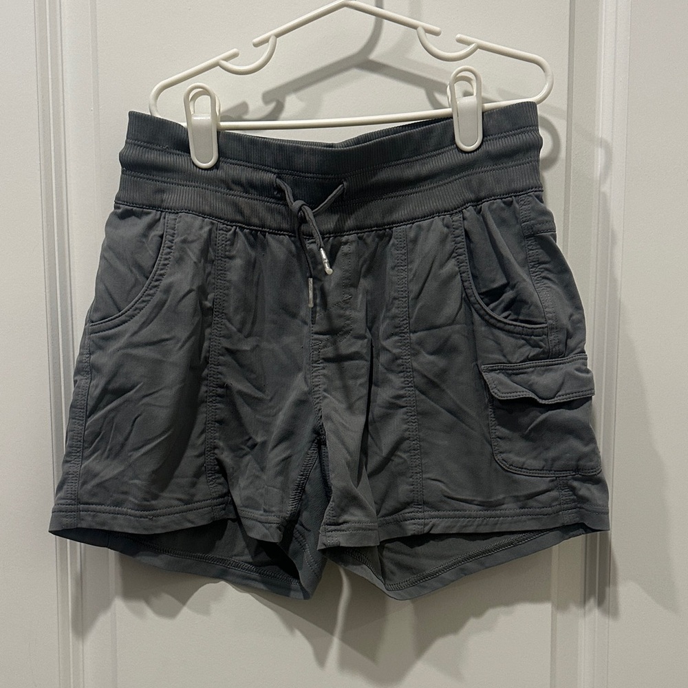 The North Face Dark Gray Drawstring Cargo Shorts